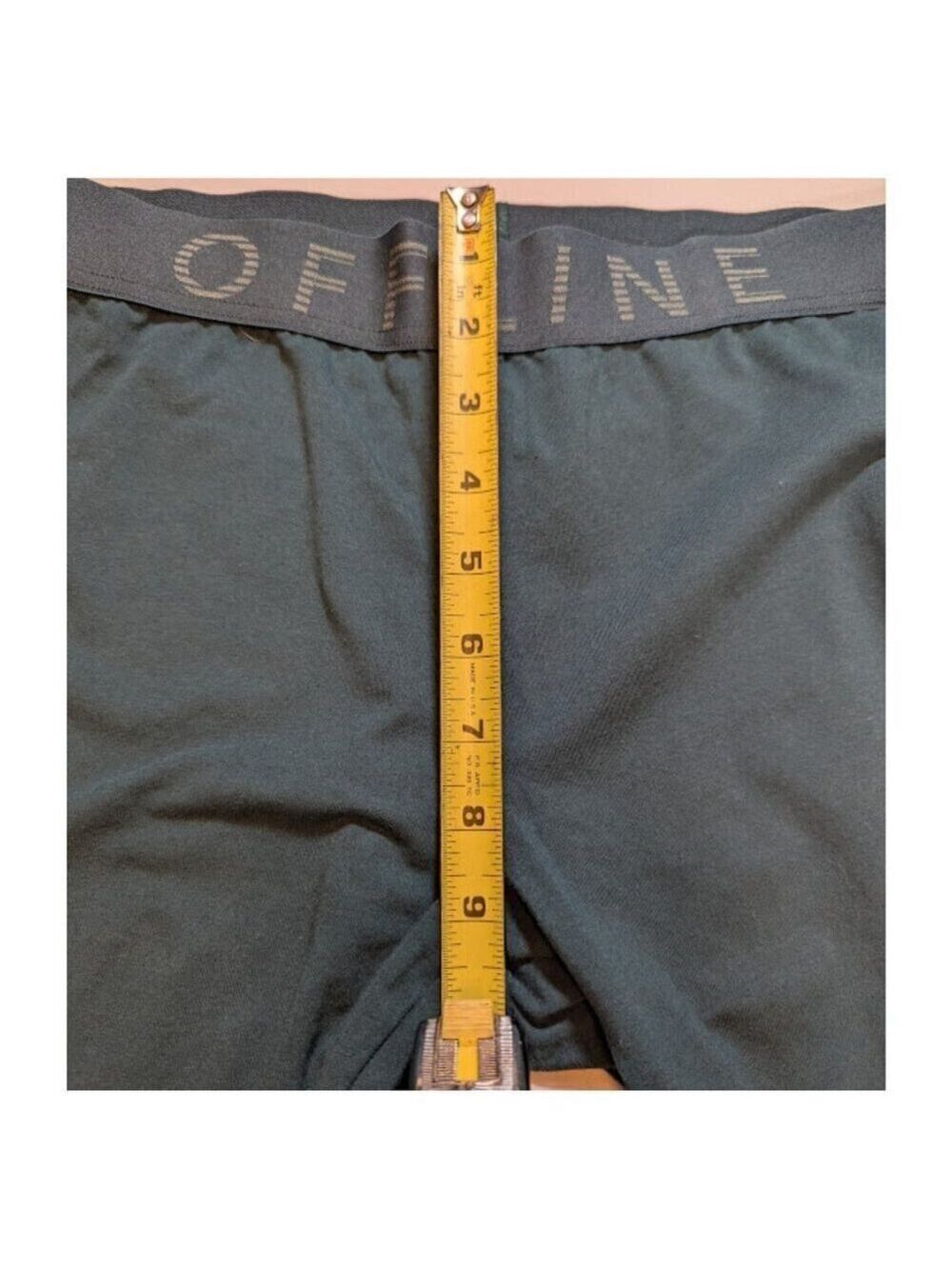 Athleisure Offline by Aerie High-Waist Leggings Workout Dark Green Casual Size L - Picture 7 of 9